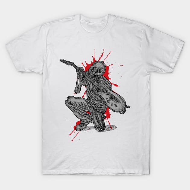 Guitarist T-Shirt by polkamdesign